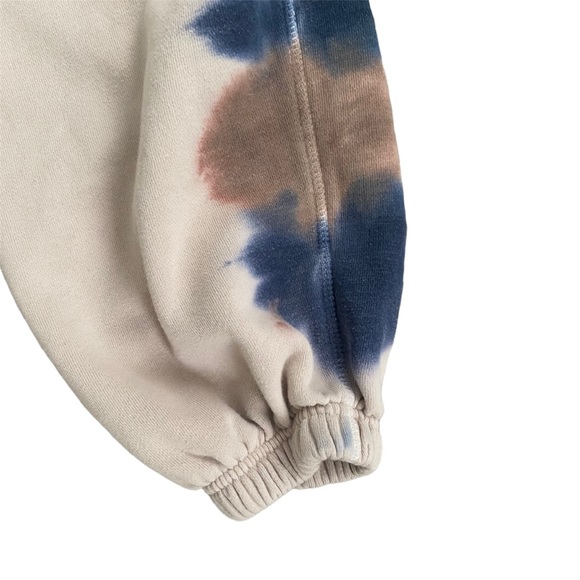 Richer Poorer Beige Blue Fleece Tie-Dye Sweatpants - Picture 4 of 6